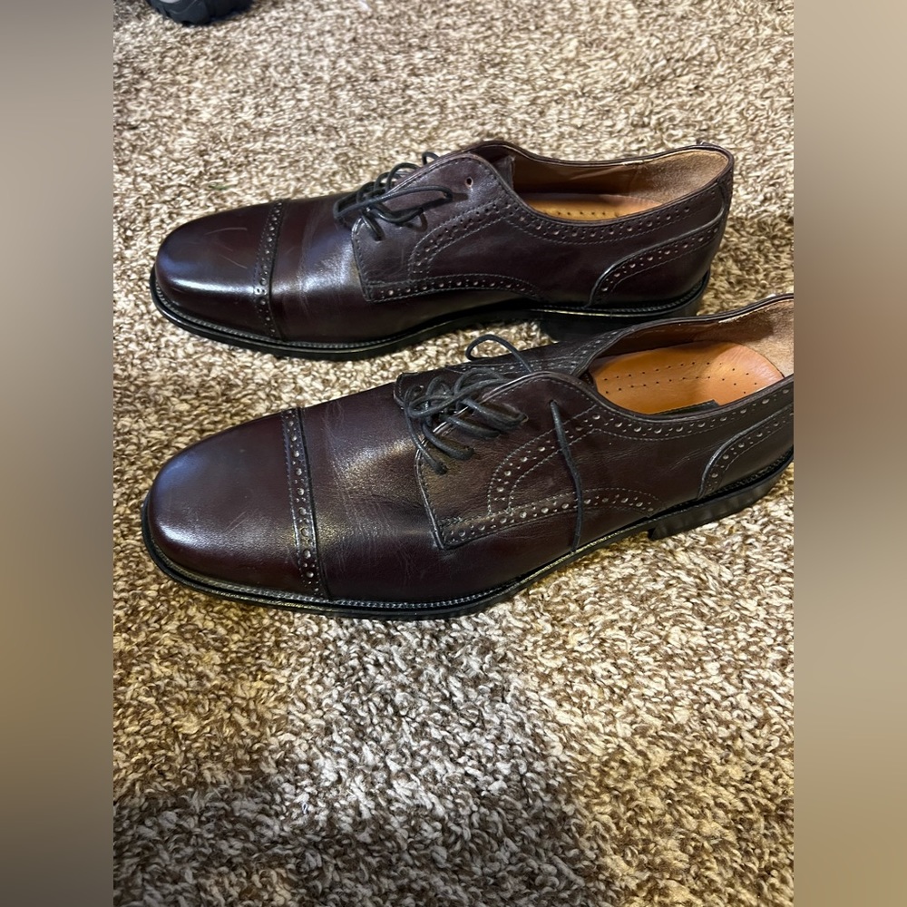 Bostonian Shoes, Derby Oxfords, Leather, Size 12 M. Model 24017. - Picture 9 of 10